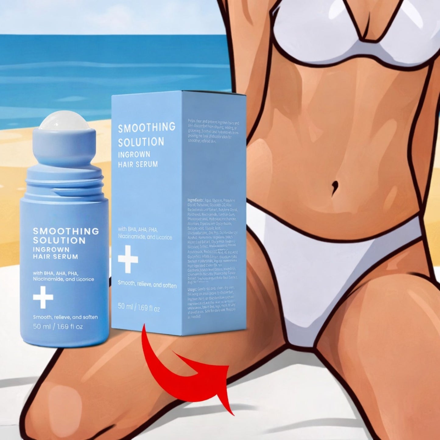 Sérum Hydratant anti Boutons & poils incarnés